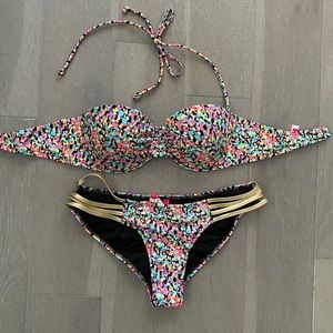 Victoria’s Secret Sexy colorful bikini small